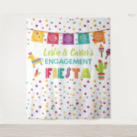 Fiesta Engagement Shower Backdrop - Pinata WH