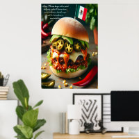 Fiesta Firecracker Burger 24x36