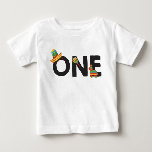 Fiesta First Birthday Shirt (Front)