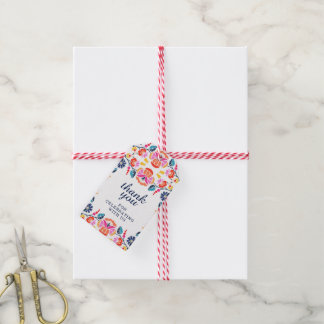 Fiesta Floral Favour Tags
