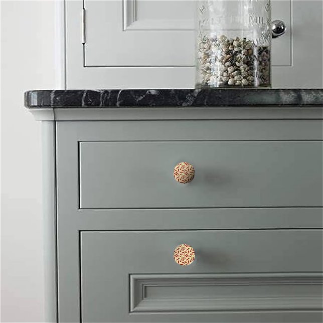 Fiesta Fun Red Chile Pattern Ceramic Knob (Creator Uploaded)