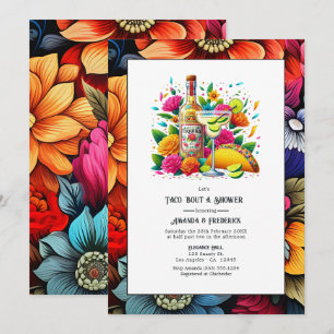 Fiesta Fun Tacos & Tequila Couple’s Shower Invitation