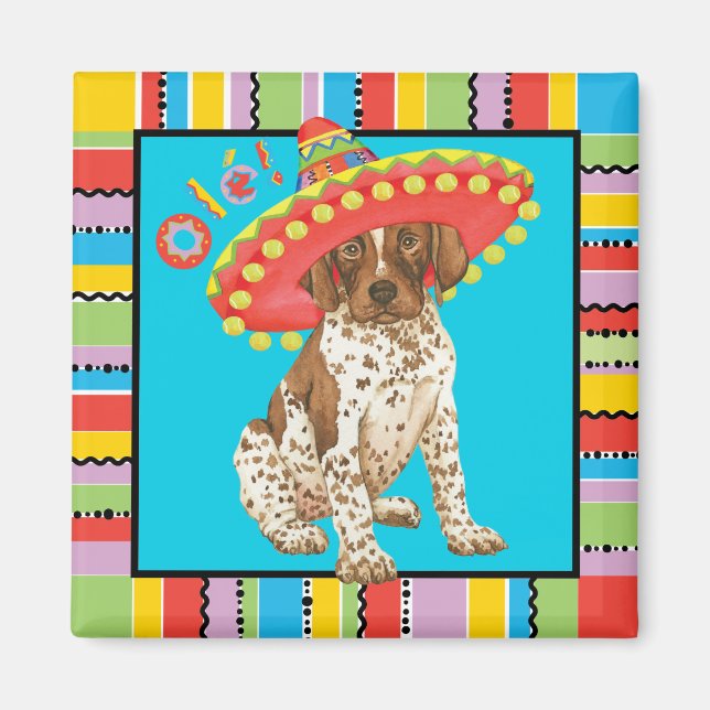 Fiesta German Shorthaired Pointer Magnet (Front)
