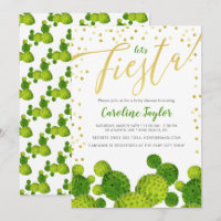 Fiesta Gold and Green Baby Shower