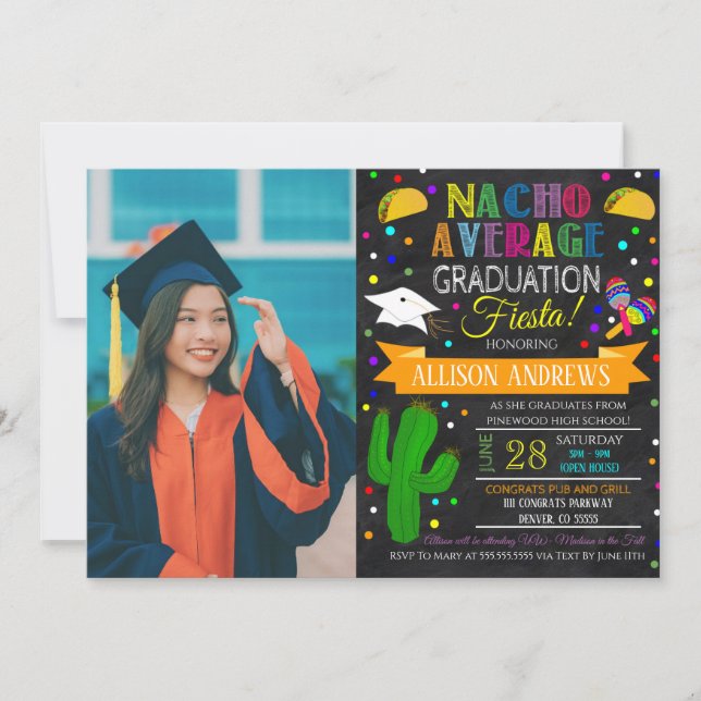 Fiesta Graduation Invitation (Front)