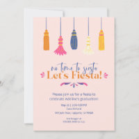 Fiesta Graduation Party Invitation