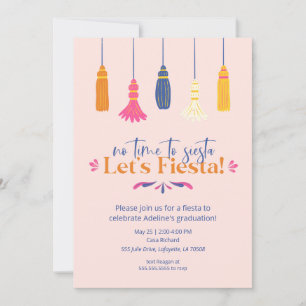 Fiesta Graduation Party Invitation