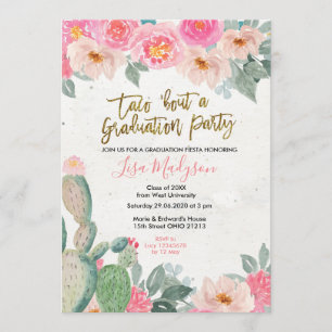 Fiesta Graduation Party Invitation