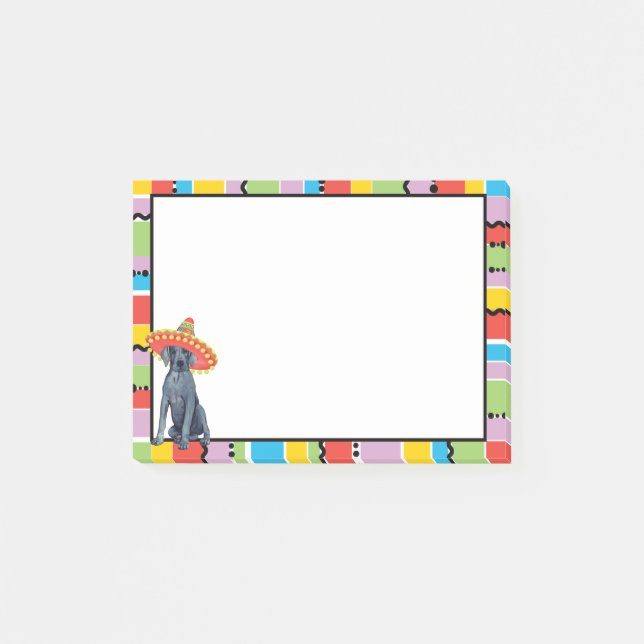 Fiesta Great Dane Post-it Notes (Front)