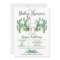 Fiesta Llama Watercolor Baby Shower Invitation
