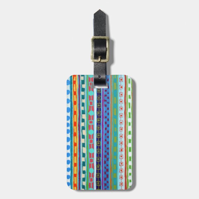 Fiesta Luggage Tag (Front Vertical)