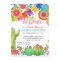 Fiesta Margarita Floral Cactus Art Bridal Shower
