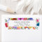 Fiesta Mexican Floral Wedding Invitation Address
