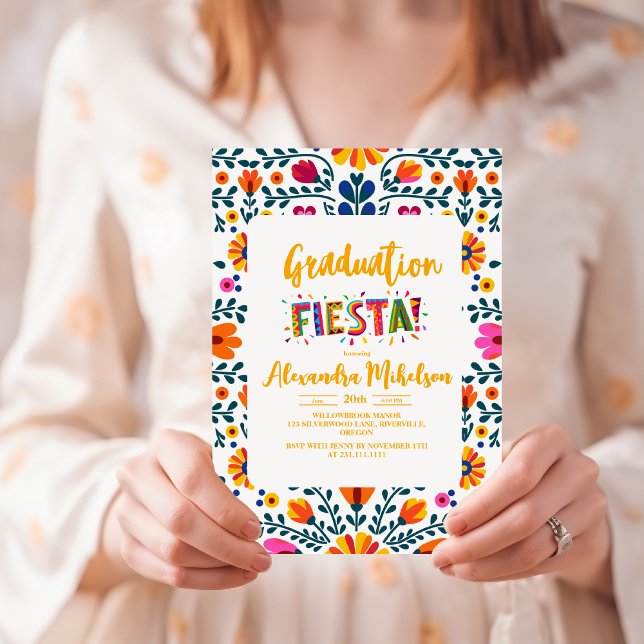 Fiesta Mexican Graduation Invitation (Creator Uploaded)