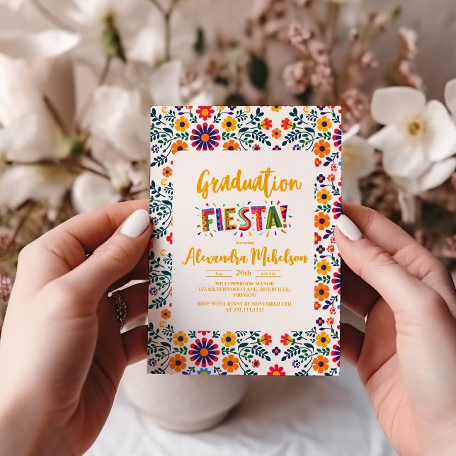 Fiesta Mexican Graduation Invitation (Creator Uploaded)