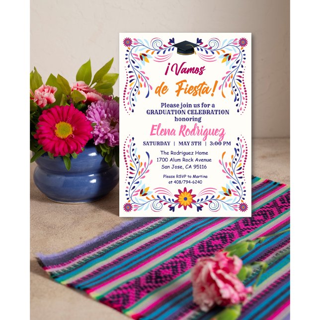 Fiesta Mexican Graduation Invitation (Creator Uploaded)