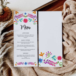 Fiesta Mexico Theme Party Menu