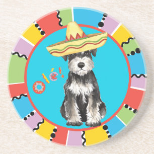 Fiesta Miniature Schnauzer Coaster