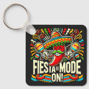 fiesta mode on! key ring