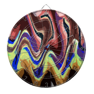 Fiesta of Colours pattern Dartboard