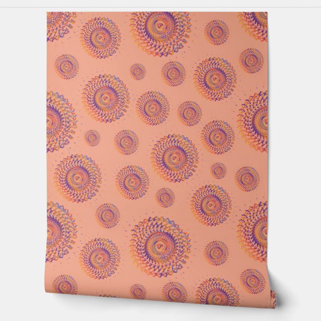 Fiesta on Orange Wallpaper (Unrolling)
