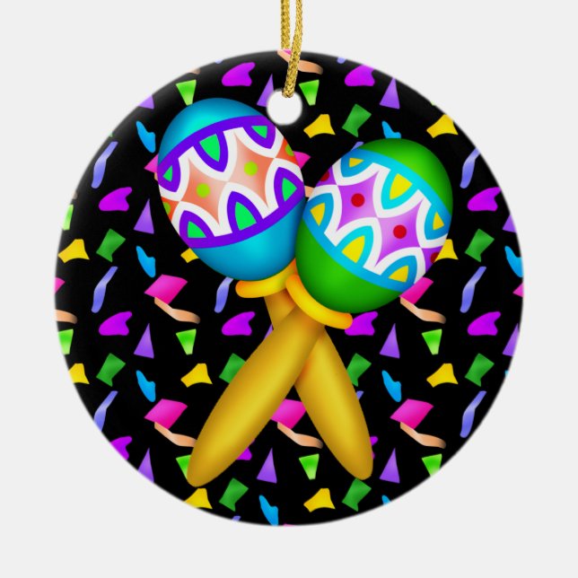 Fiesta - Partido ! Ceramic Tree Decoration (Front)