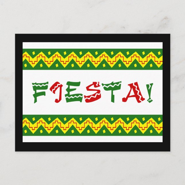 fiesta party invitation (Front)
