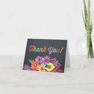 Fiesta Party Thank you card