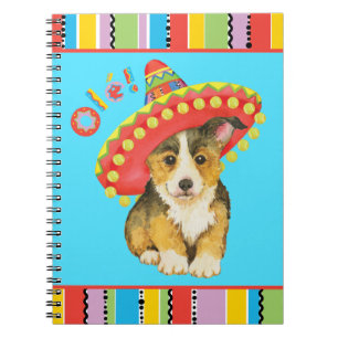 Fiesta Pembroke Welsh Corgi Notebook