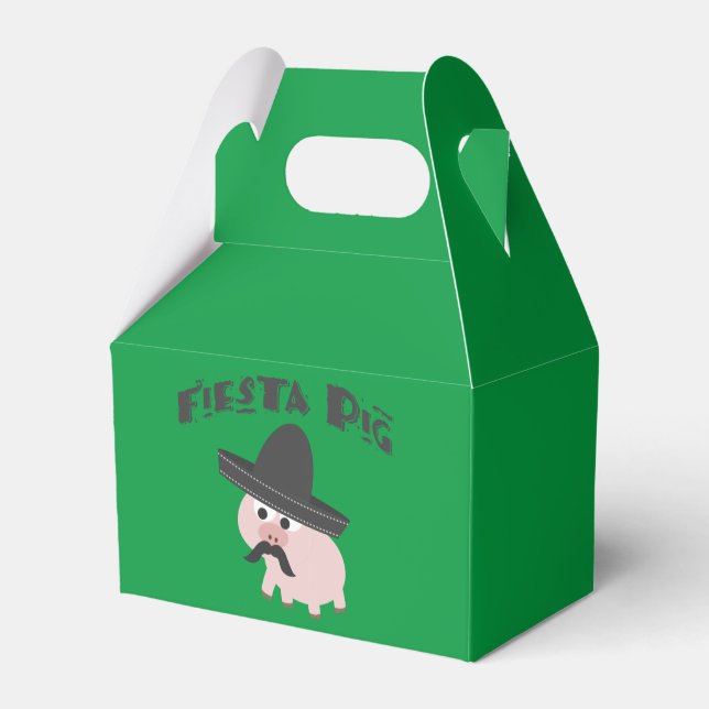 Fiesta Pig Favour Box (Back Side)
