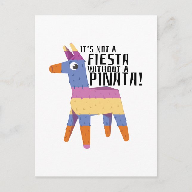 Fiesta Pinata Postcard (Front)