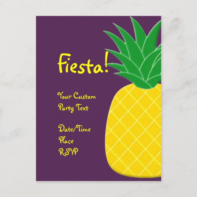 Fiesta Pineapple Postcard (Front)