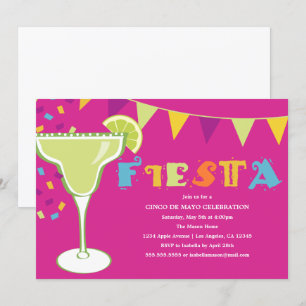 Fiesta   Purple Invitation