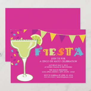 Fiesta Purple Invitation