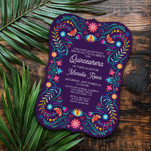 Fiesta Quinceanera Invitation