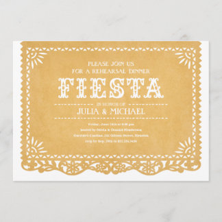 Fiesta Rehearsal Dinner Invitations