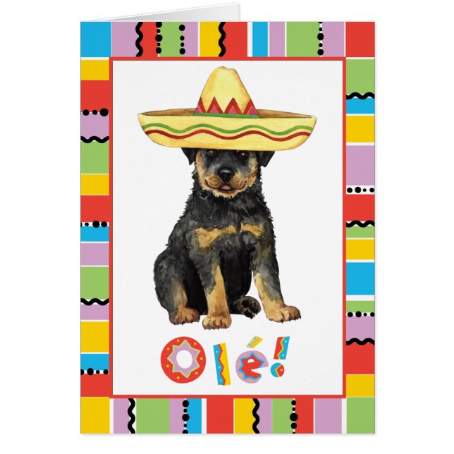 Fiesta Rottweiler Card (Front)