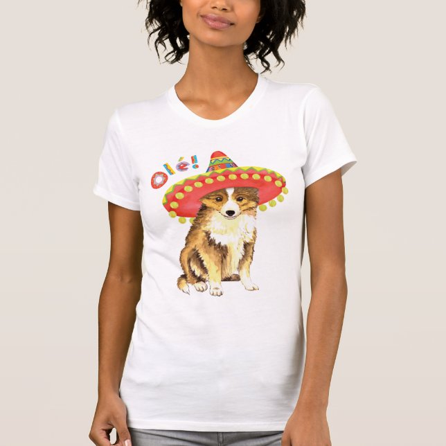 Fiesta Sheltie T-Shirt (Front)