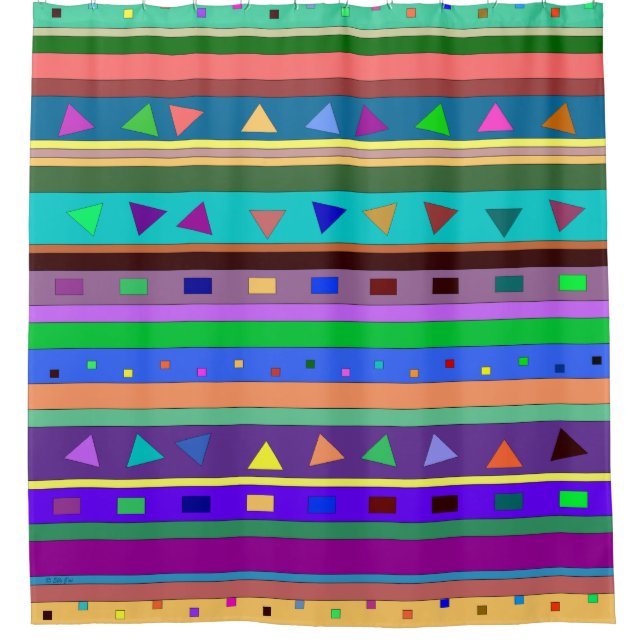 Fiesta Shower Curtain (Front)