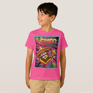 Fiesta Spirit: Kids' Cinco de Mayo Celebration Tee