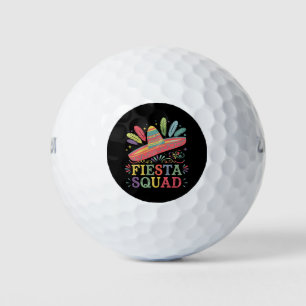 Fiesta Squad Cinco de Mayo Family Matching Golf Balls