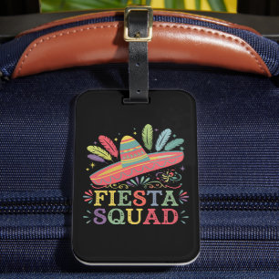 Fiesta Squad Cinco de Mayo Family Matching Luggage Tag