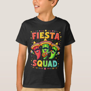 Fiesta Squad Cinco De Mayo Family Matching Mexican T-Shirt