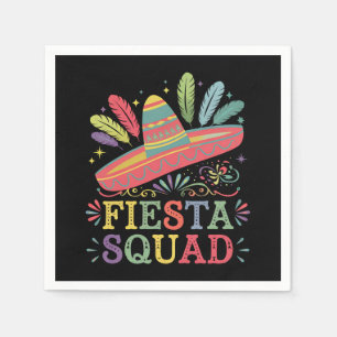 Fiesta Squad Cinco de Mayo Family Matching Napkin