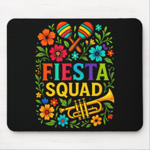Fiesta Squad - Cinco De Mayo Party Mexican Style  Mouse Pad