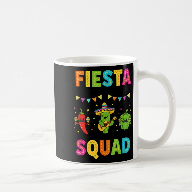 Fiesta squad cute cactus pepper bell pepper kidsFi Coffee Mug (Right)