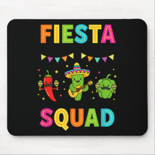 Fiesta squad cute cactus pepper bell pepper kidsFi Mouse Pad