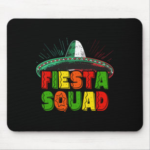 Fiesta Squad Family Matching Cinco De Mayo 1 Mouse Pad