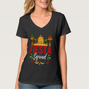 Fiesta Squad Fiesta Party Clothing Drinking Cultur T-Shirt