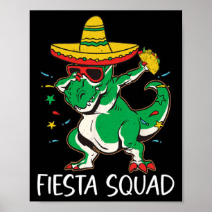 Fiesta Squad For Boy Mexican Party Cinco De Mayo  Poster